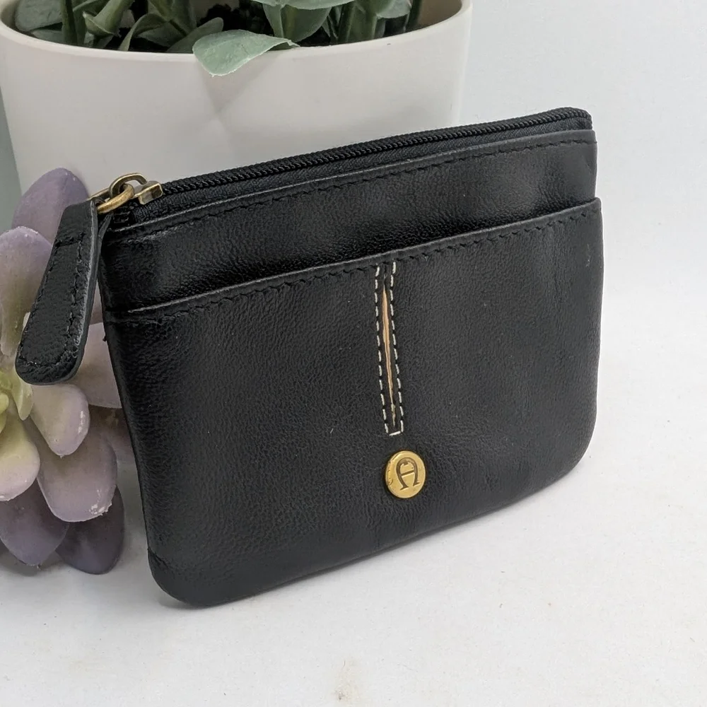 Etienne Aigner ID Card Case Coin Pouch‎